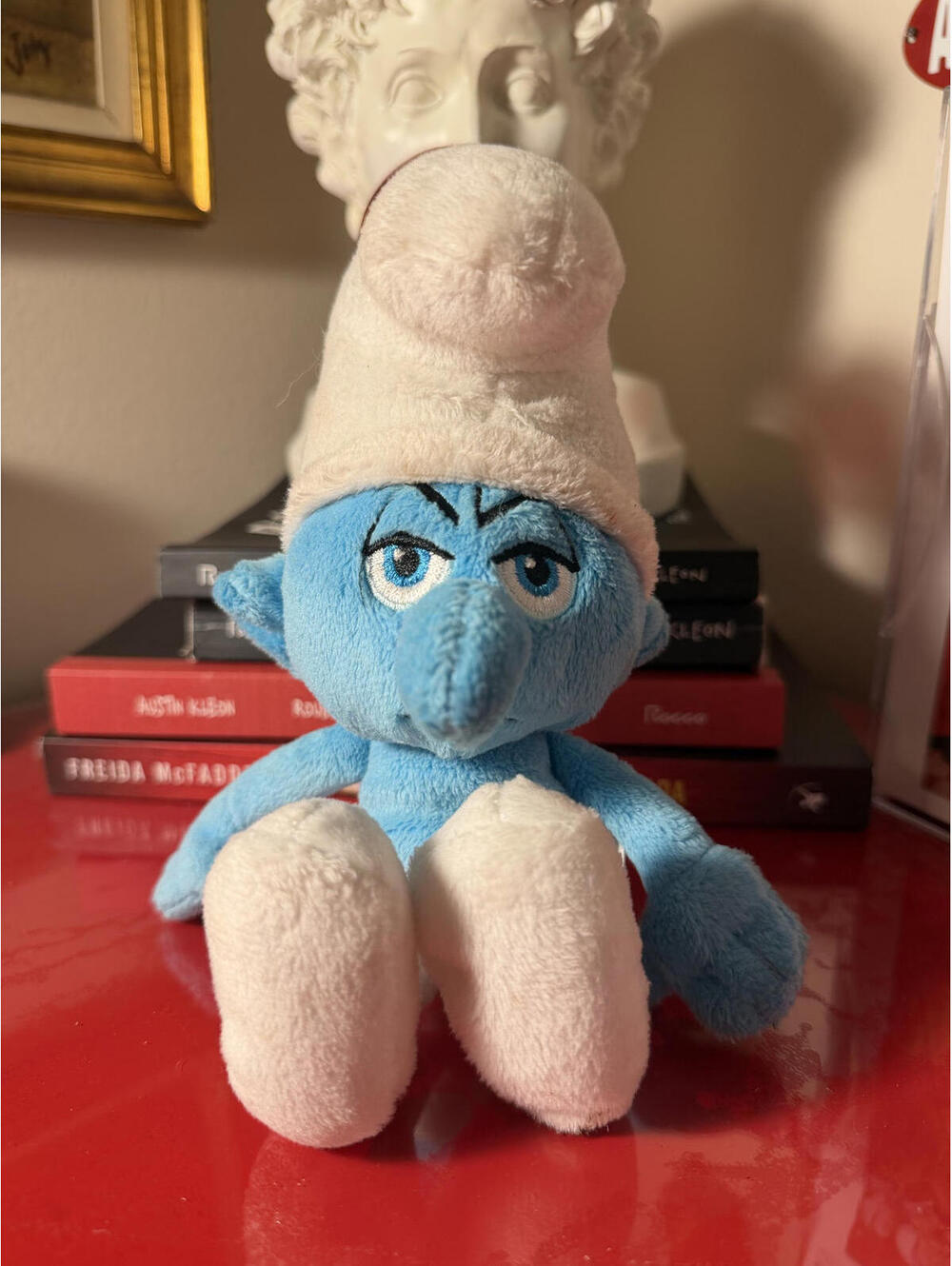 The Smurfs Plush Grumpy Smurf Plush Toy Small cod150